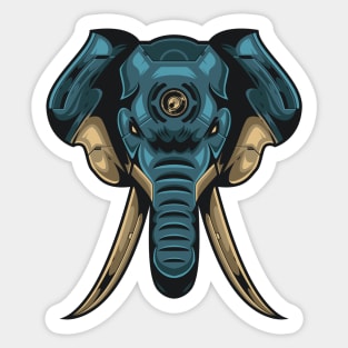 Elephant Head Sticker